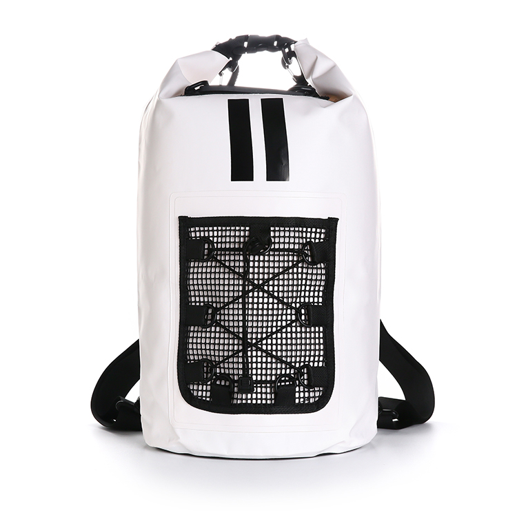 20L dry bag with handle and with mesh pocket